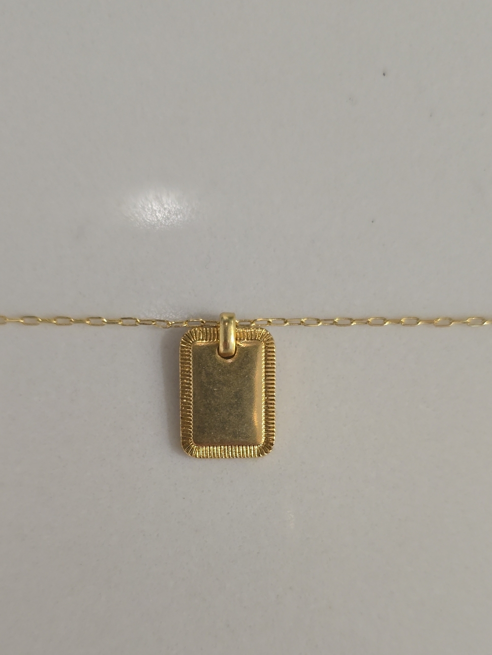 NWOT MADEWELL Tag Necklace - Picture 2 of 3